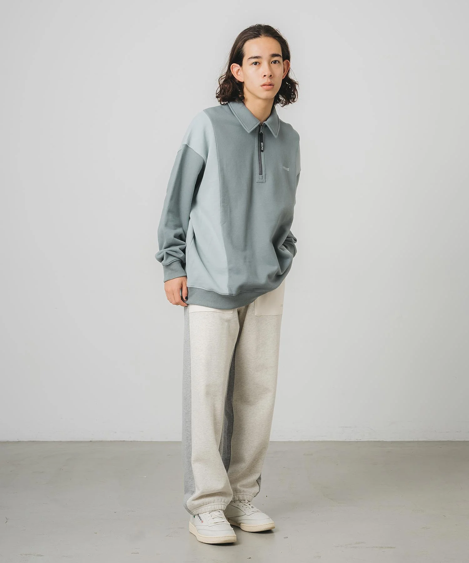 PANELED HALF ZIP SWEAT PULLOVER SILAS - Image 18