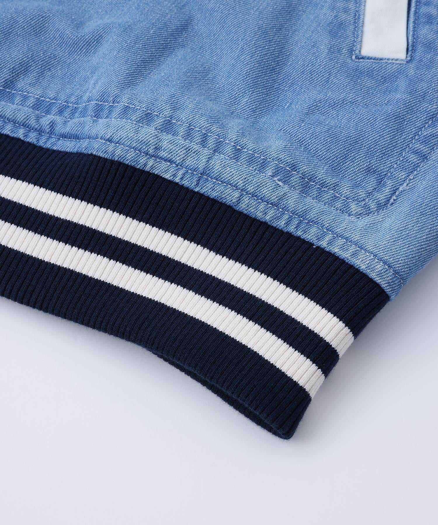 DENIM VARSITY JACKET SILAS - Image 14