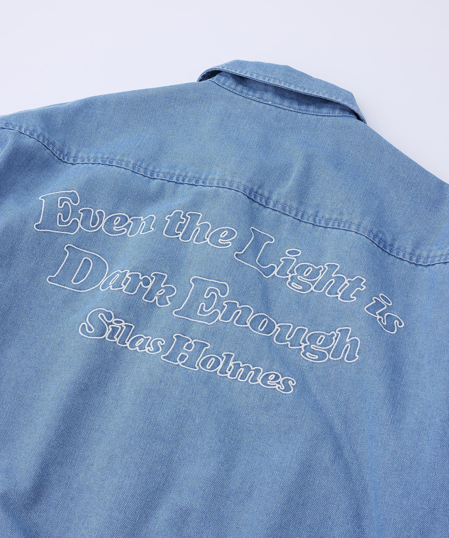 DENIM VARSITY JACKET SILAS - Image 17