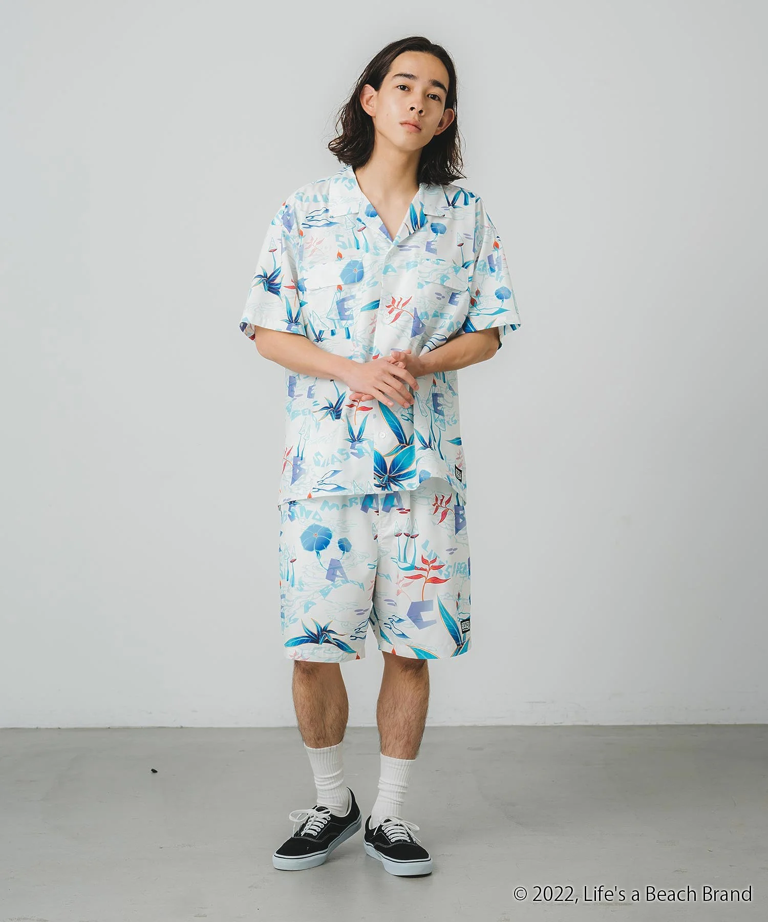 SILASxLIFE'S A BEACH MUSHROOM PATTERN SHORTS - Image 19