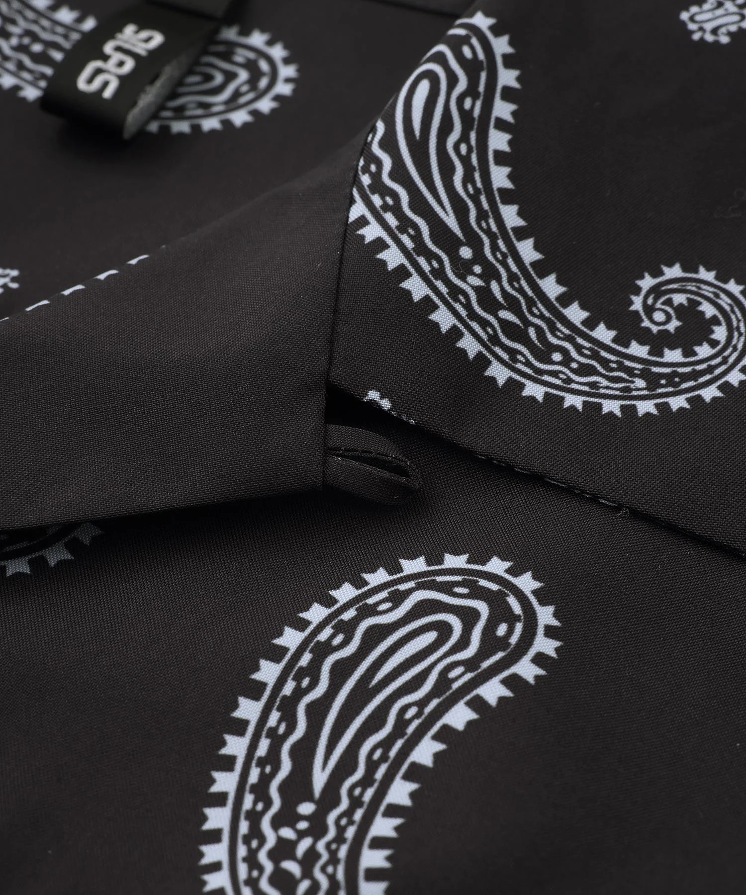 PAISLEY S/S OPEN COLLAR SHIRT SILAS - Image 5