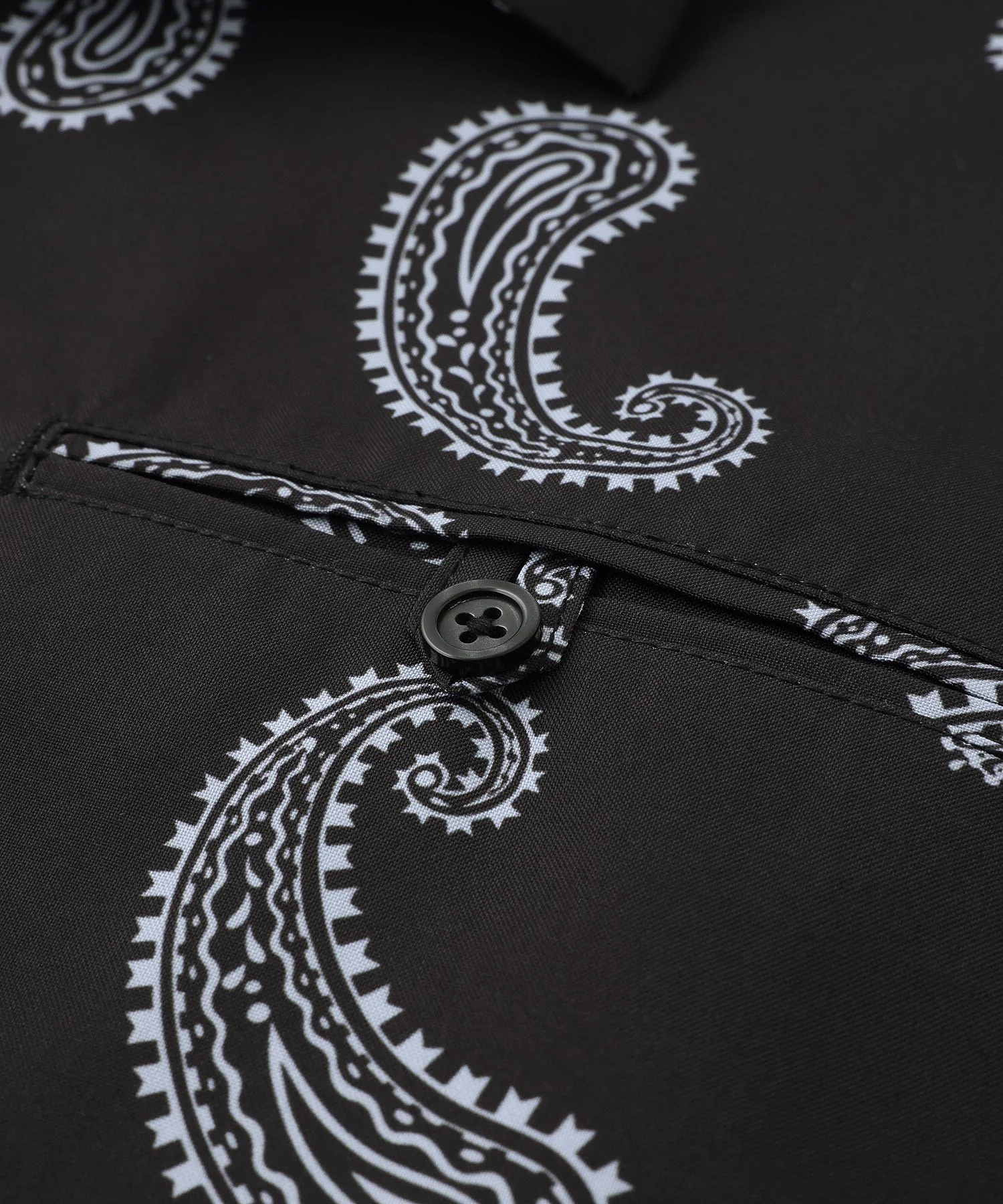 PAISLEY S/S OPEN COLLAR SHIRT SILAS - Image 8