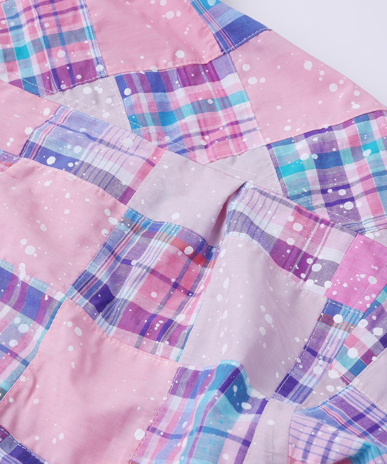 SPLASH PATCHWORK S/S BUTTON DOWN SHIRT SILAS - Image 11