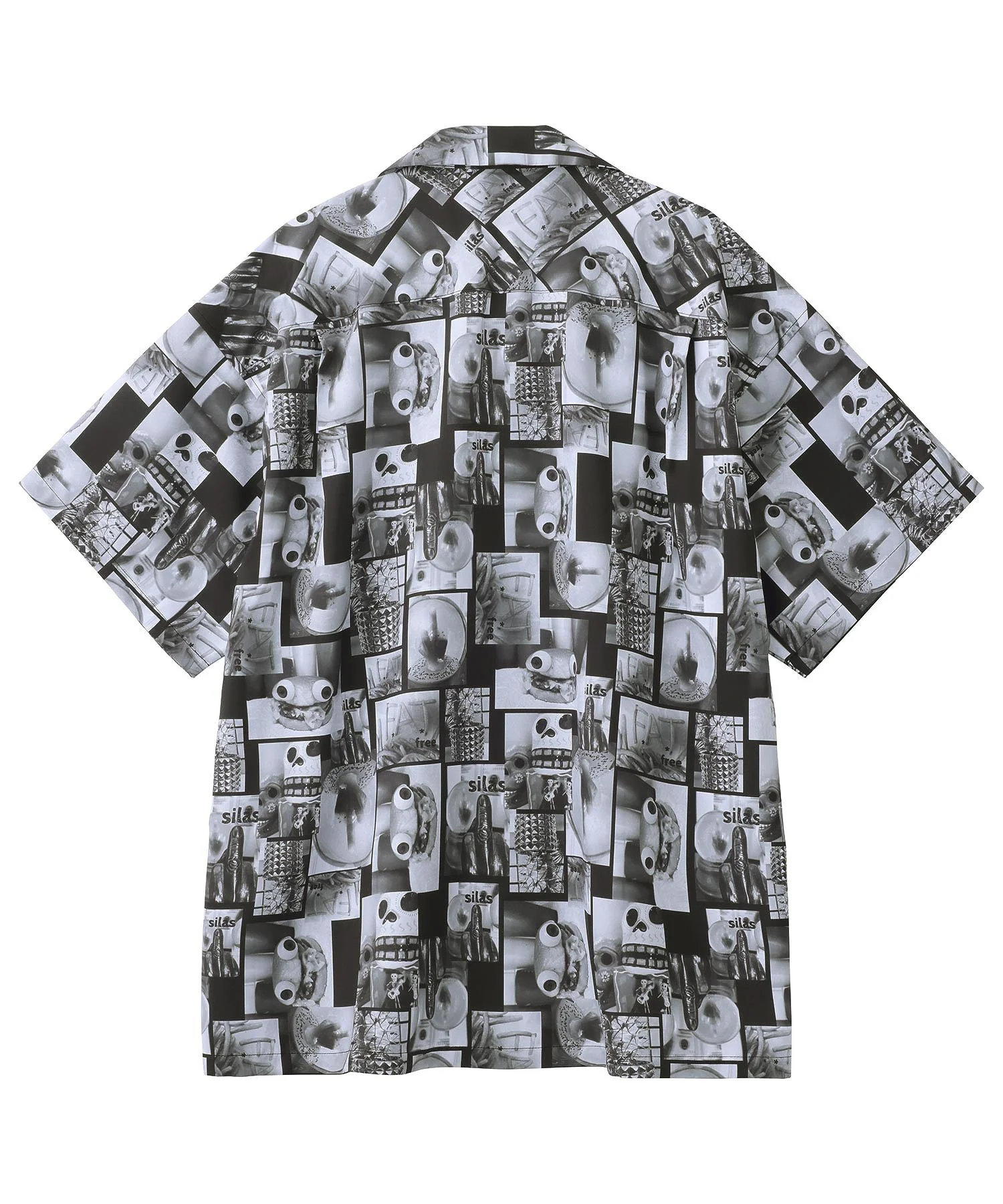 PHOTO PATTERN OPEN COLLAR S/S SHIRT SILAS - Image 3