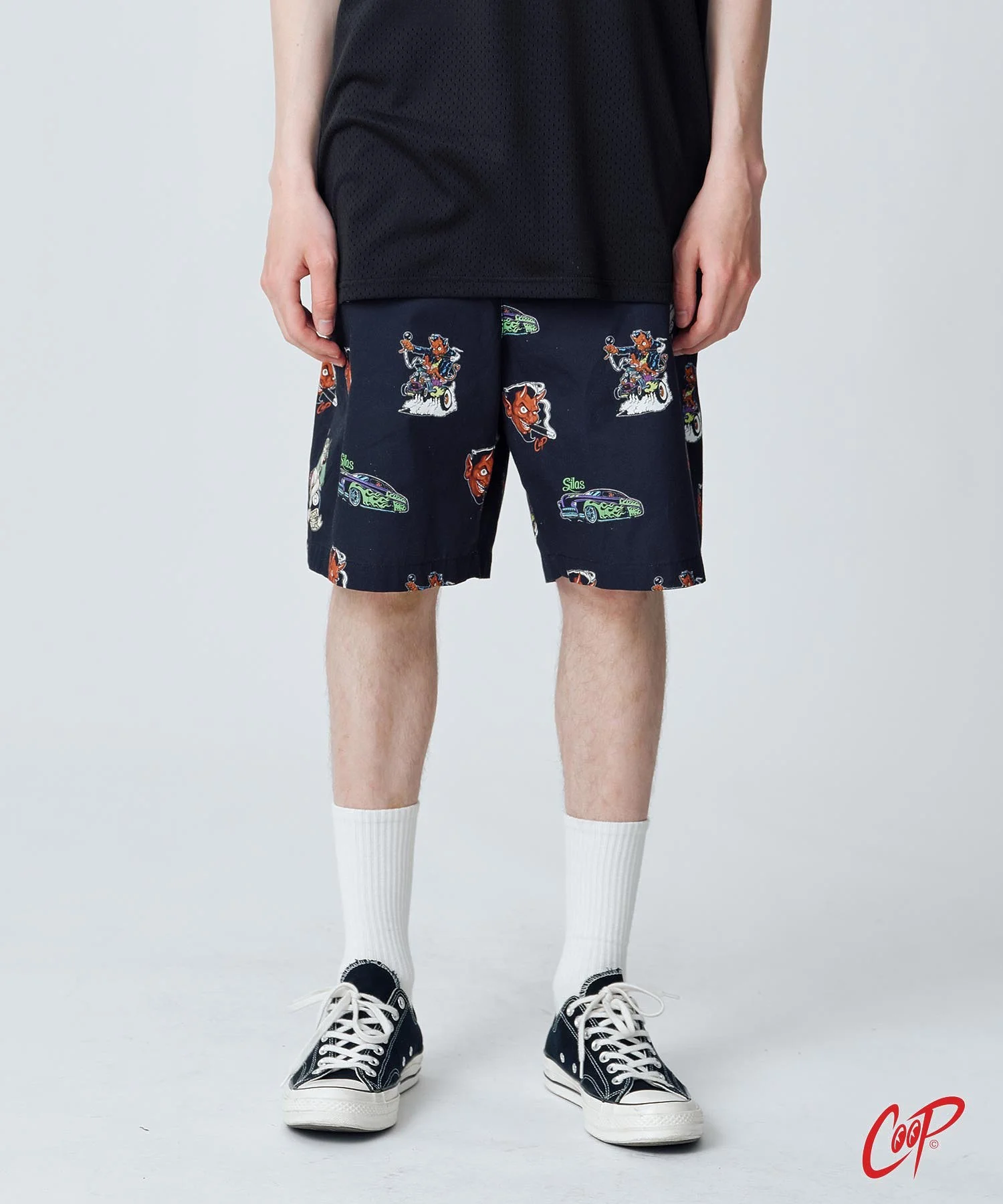 SILASxCOOP ALL OVER PATTERN SHORT PANTS - Image 10
