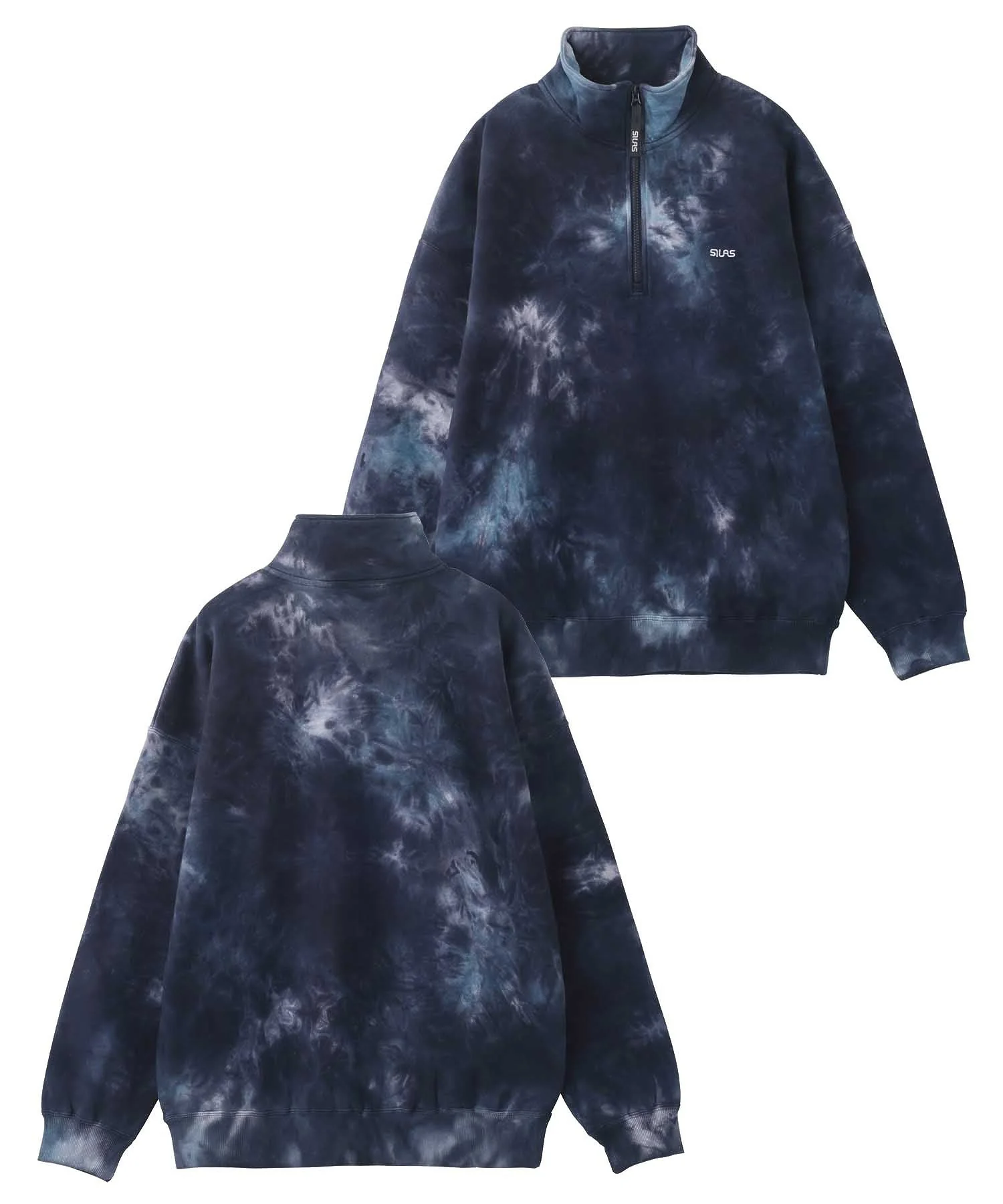 TIE-DYE HALF ZIP SWEATSHIRT SILAS - Image 29