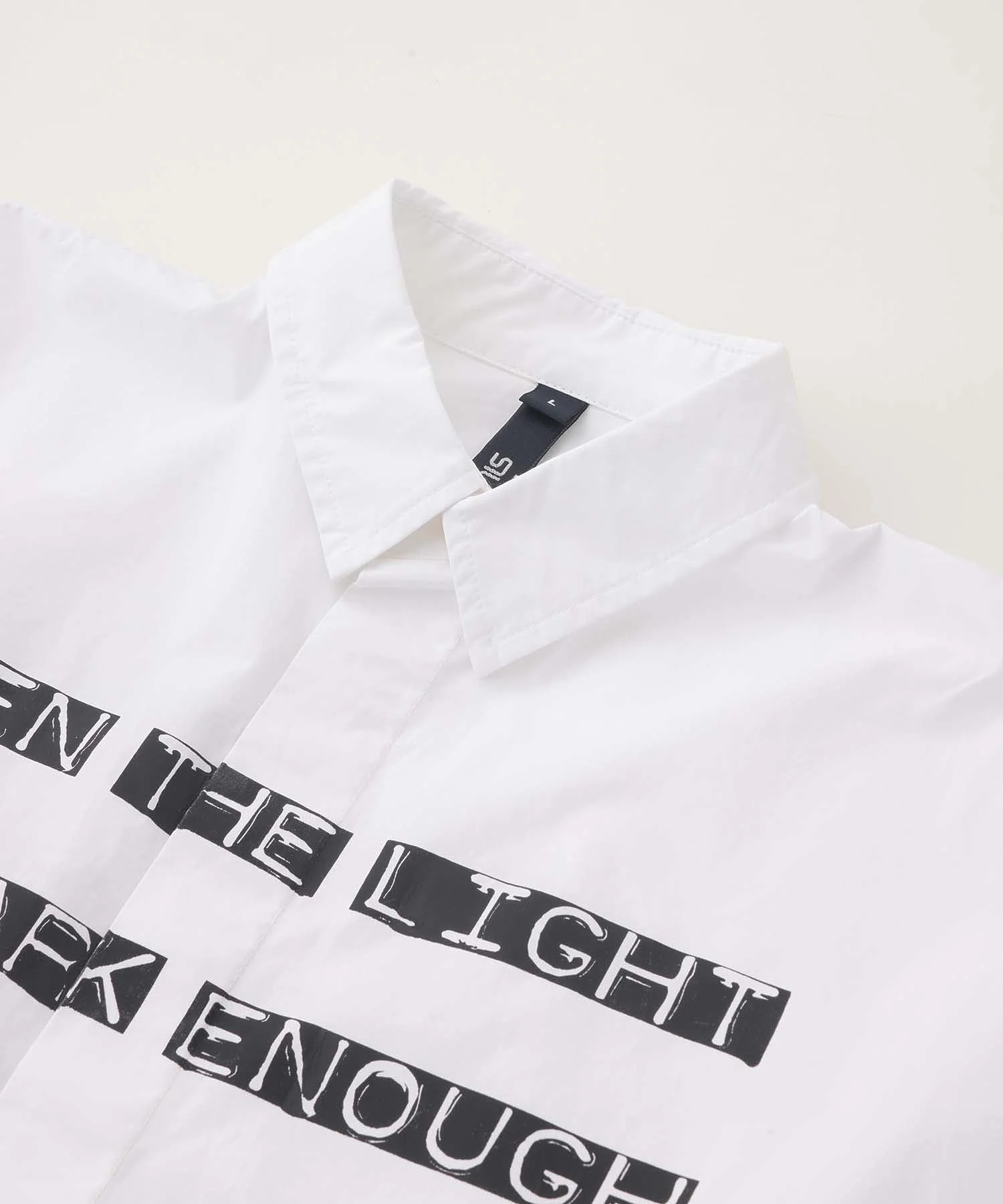 PRINTED TYPOGRAPHY L/S SHIRT SILAS - Image 5