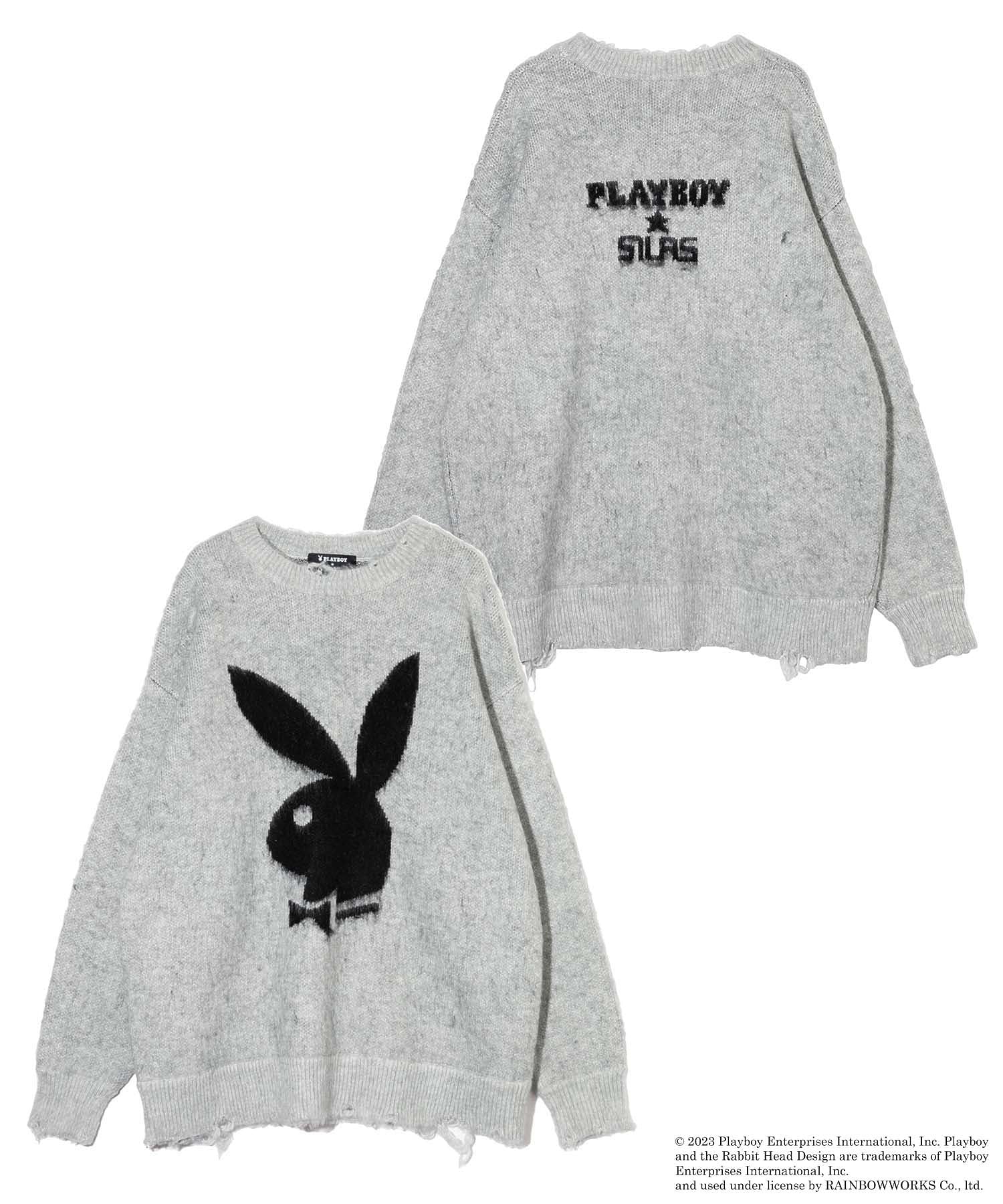 PLAYBOY x SILAS DISTRESSED SWEATER - Image 22