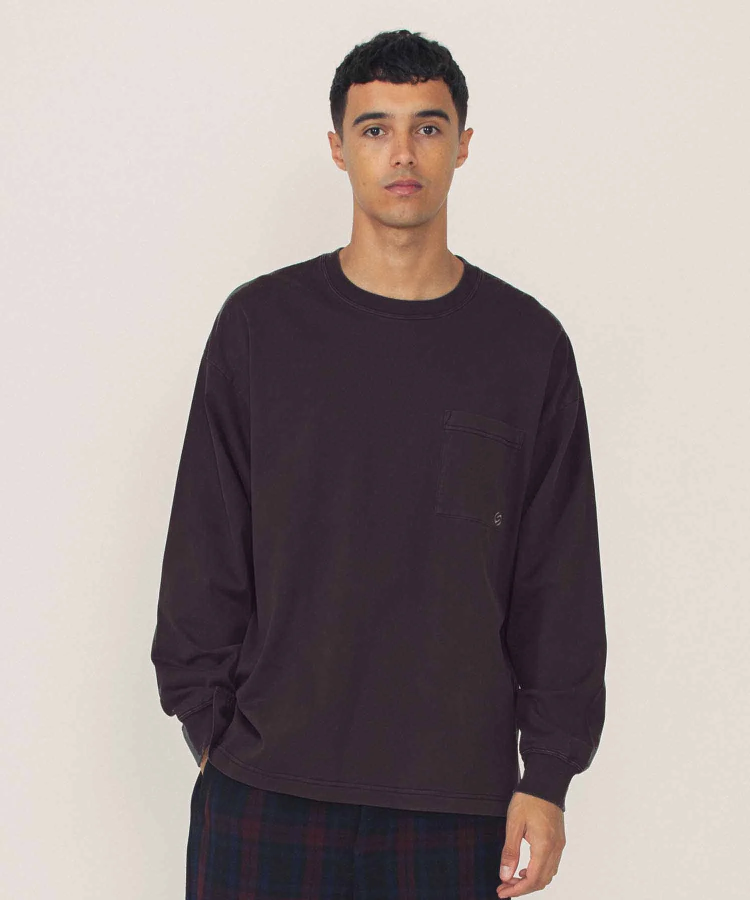 GARMENT DYED POCKET L/S TEE - Image 17