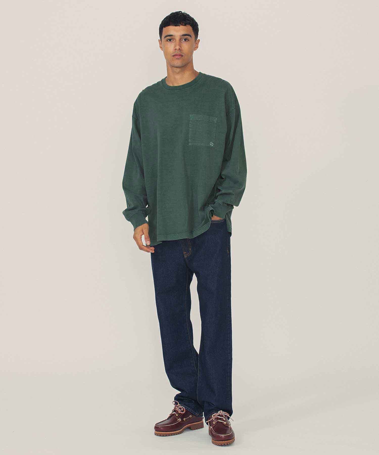 GARMENT DYED POCKET L/S TEE - Image 20