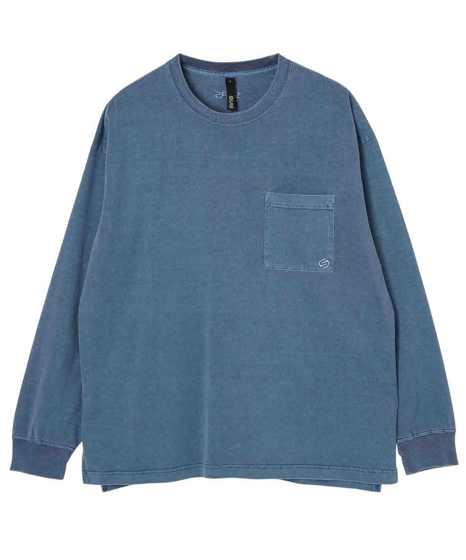 GARMENT DYED POCKET L/S TEE - Image 3