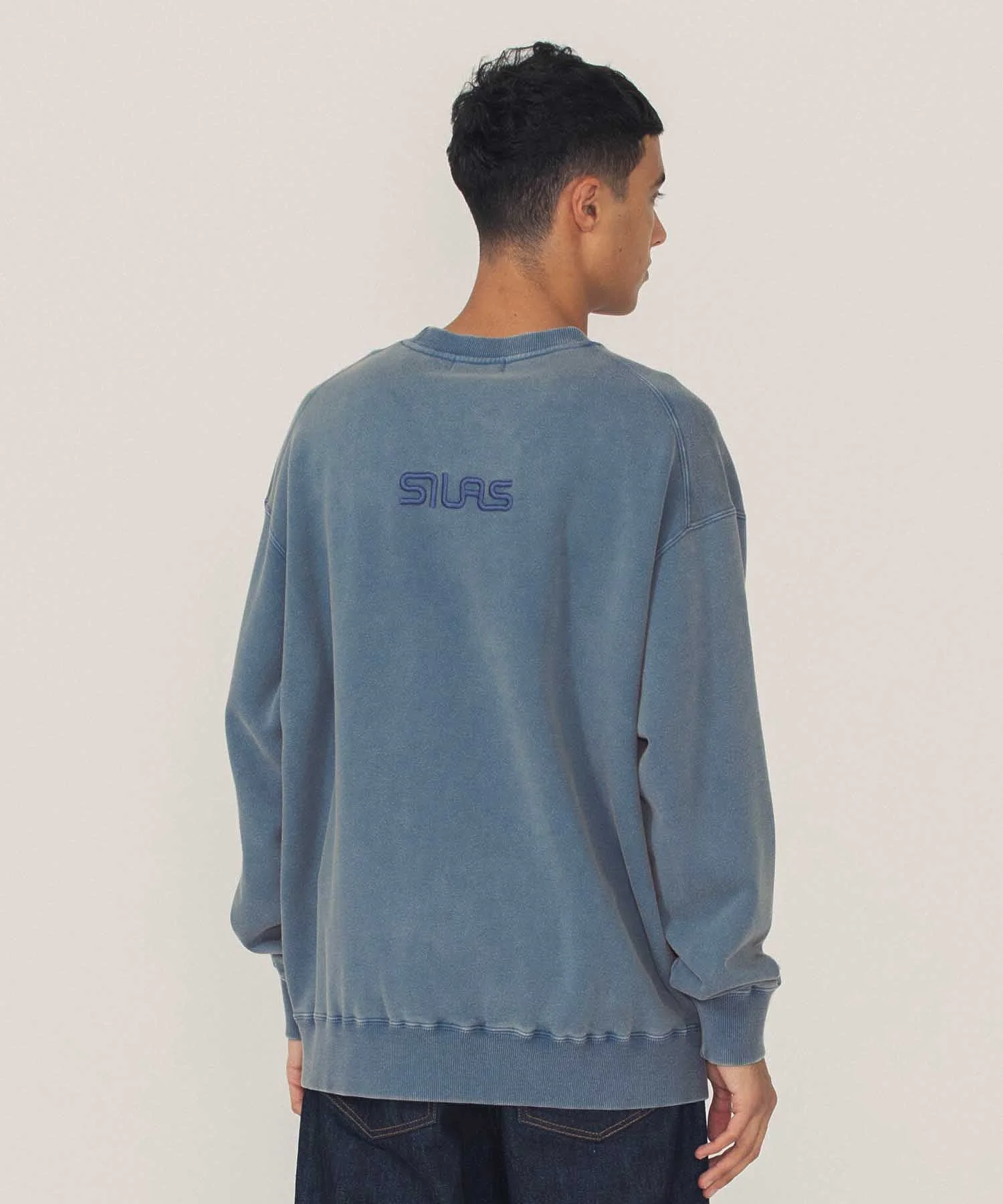 GARMENT DYED WIDE SWEATSHIRT - Image 22