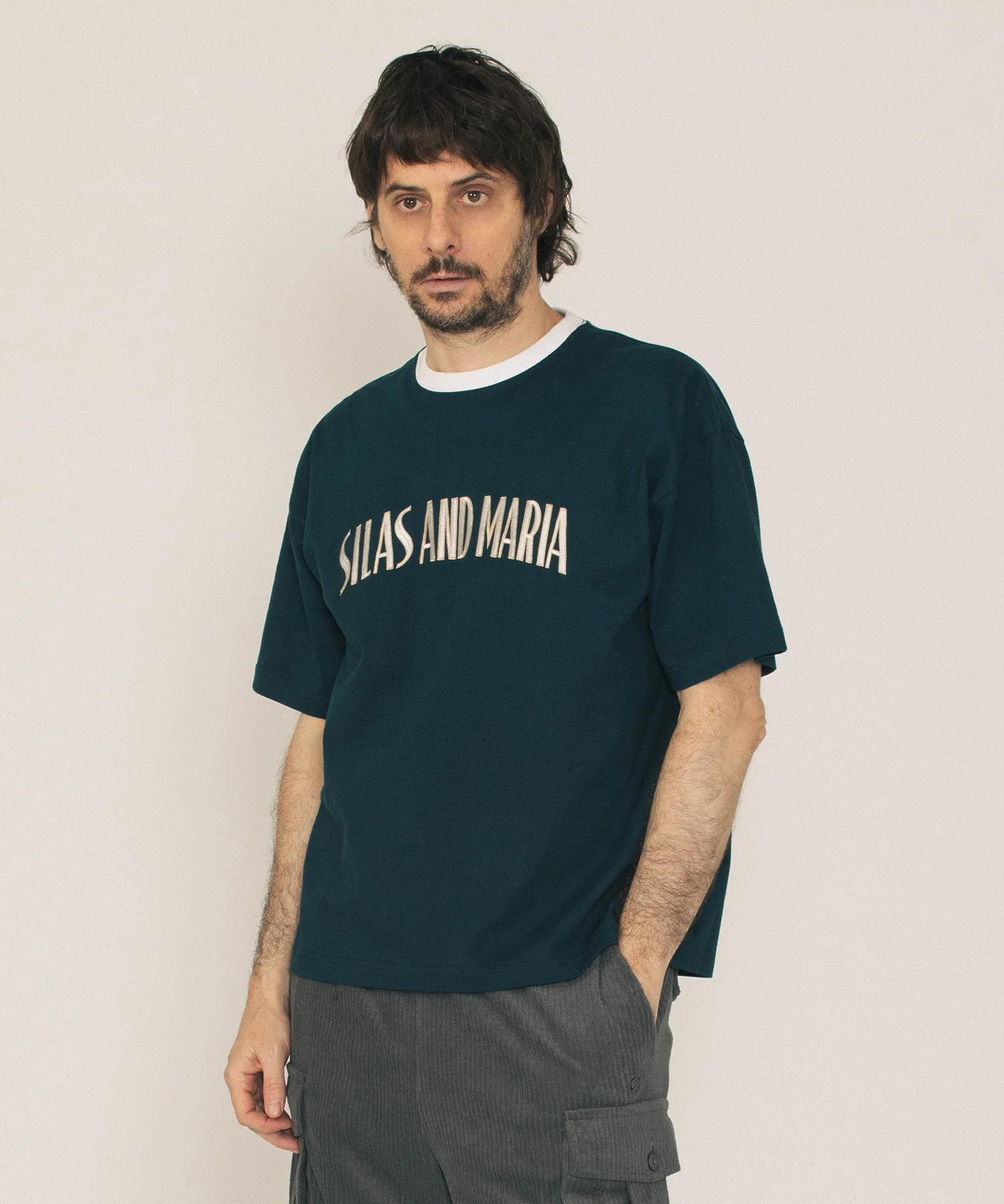 EMBROIDERED WIDE S/S TEE - Image 5