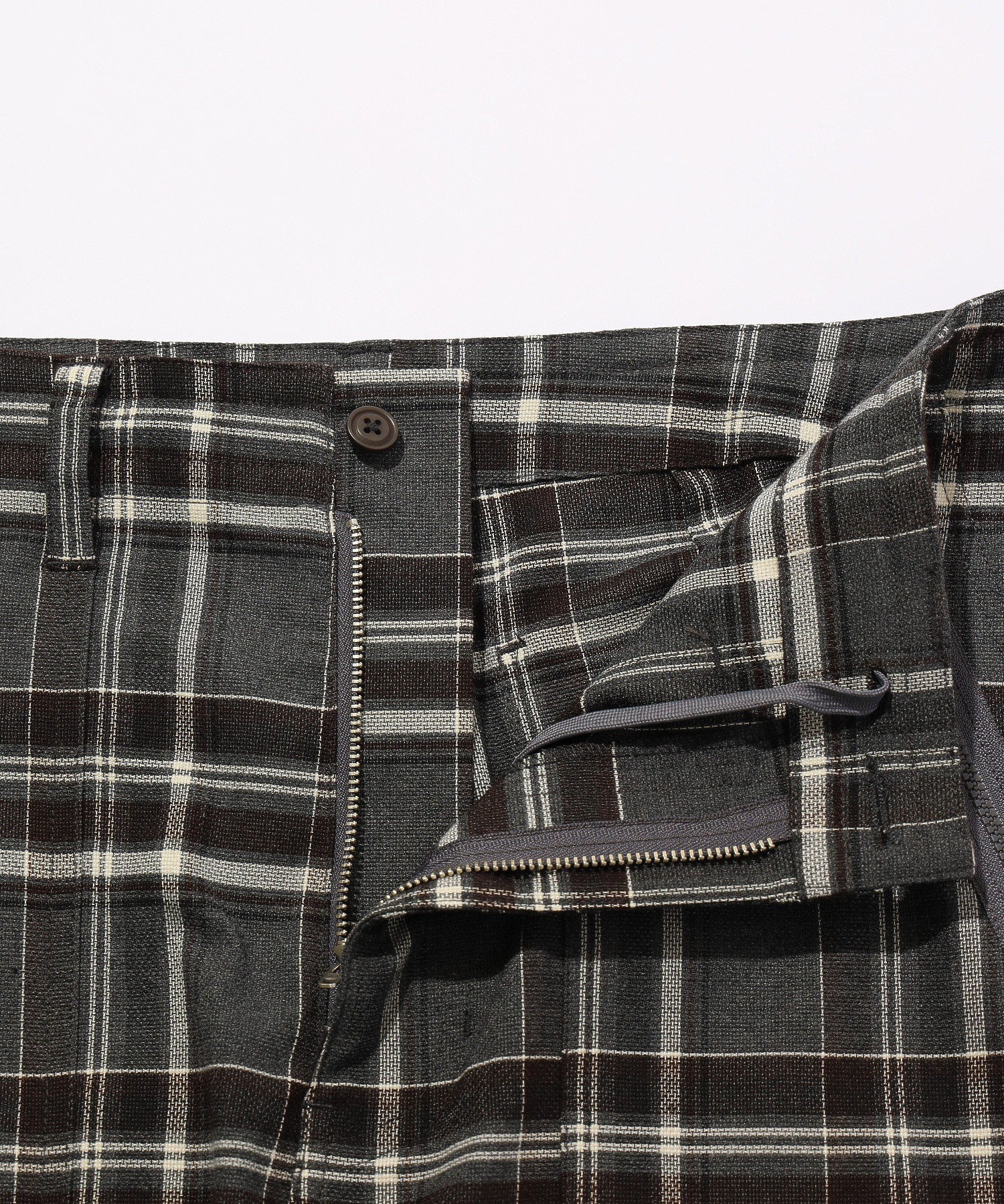 PLAID ZIPPER POCKET PANTS - Image 12