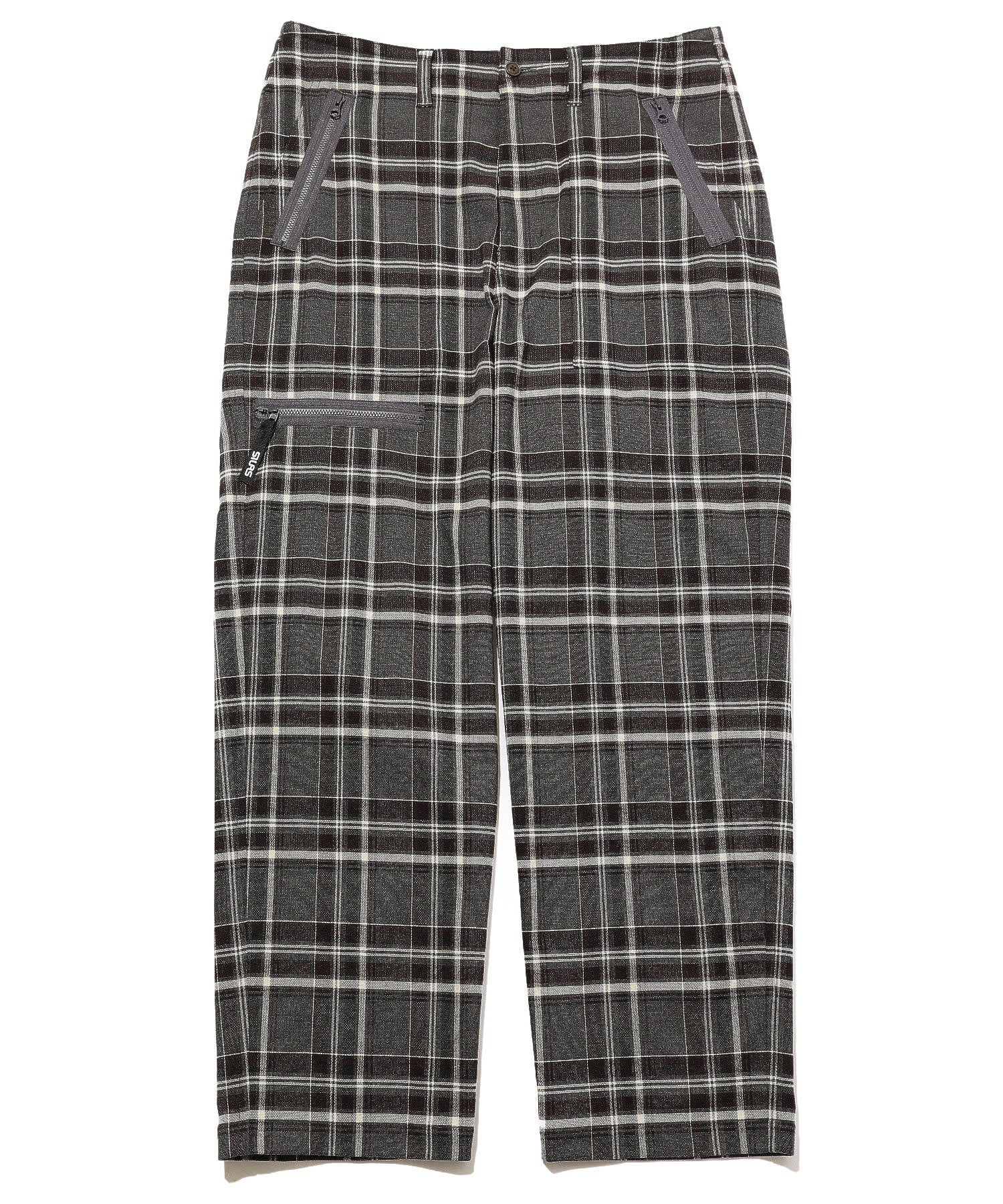 PLAID ZIPPER POCKET PANTS - Image 17