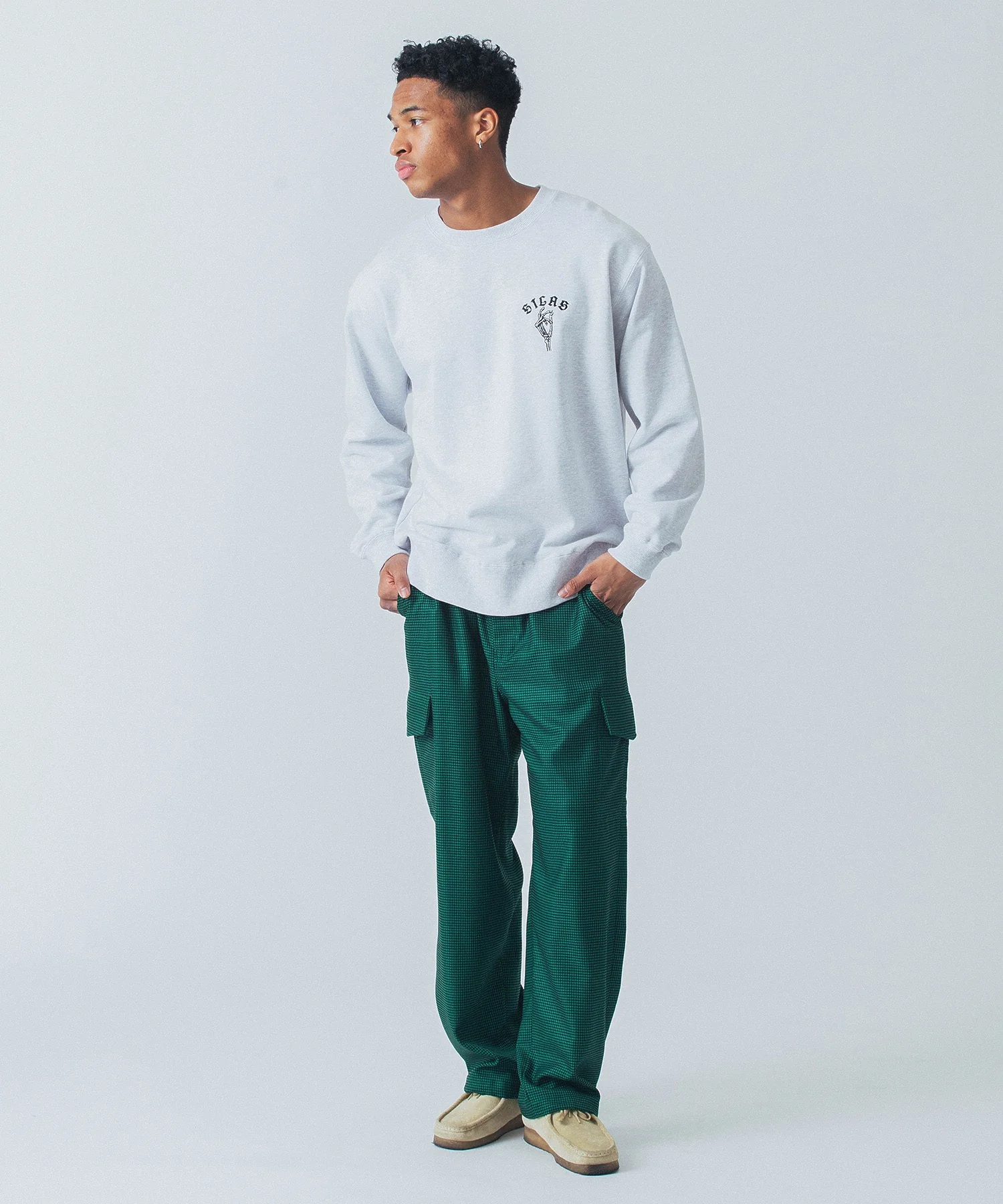 FINGER SNAP EMBROIDERY SWEATSHIRT - Image 12