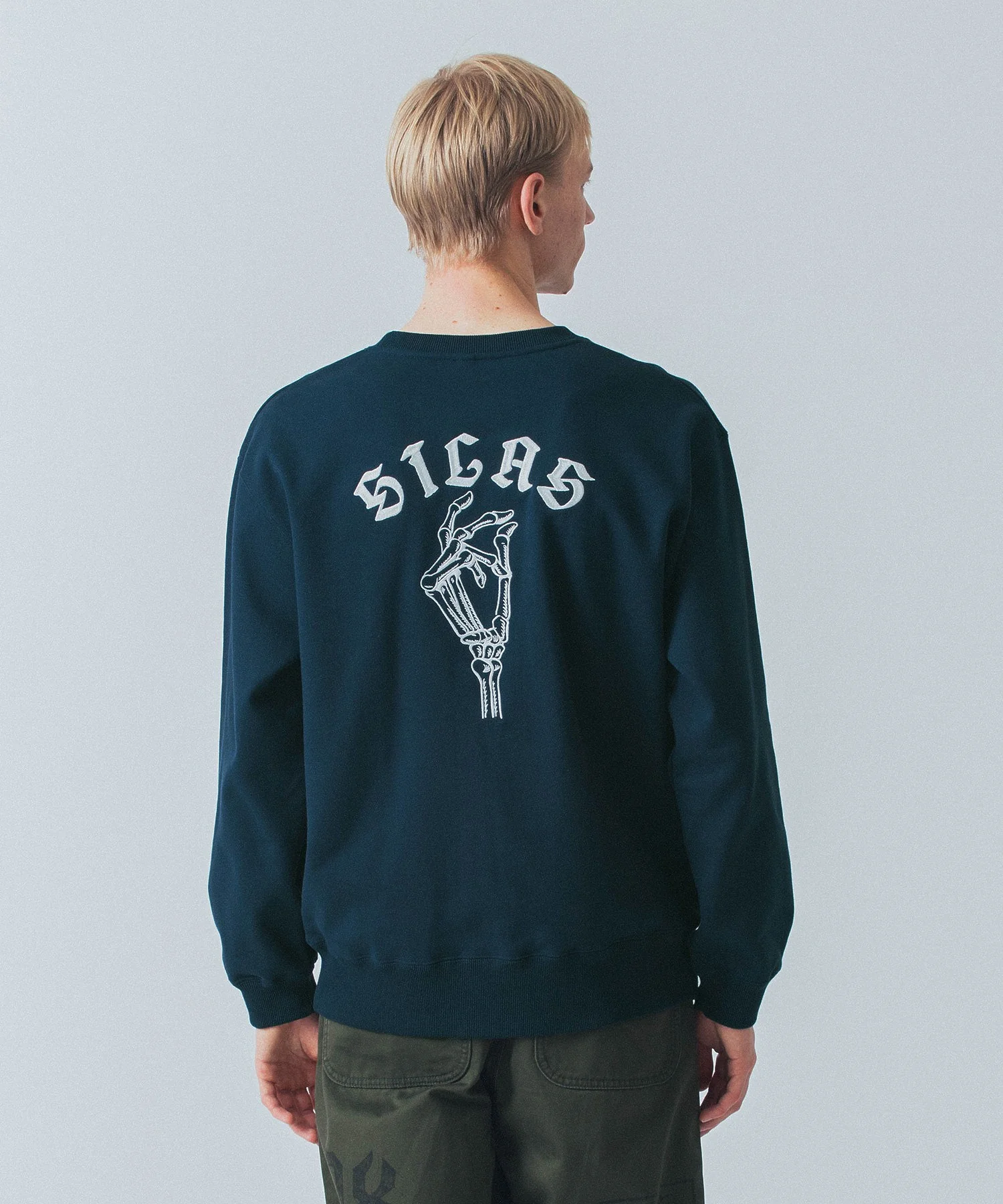 FINGER SNAP EMBROIDERY SWEATSHIRT - Image 7