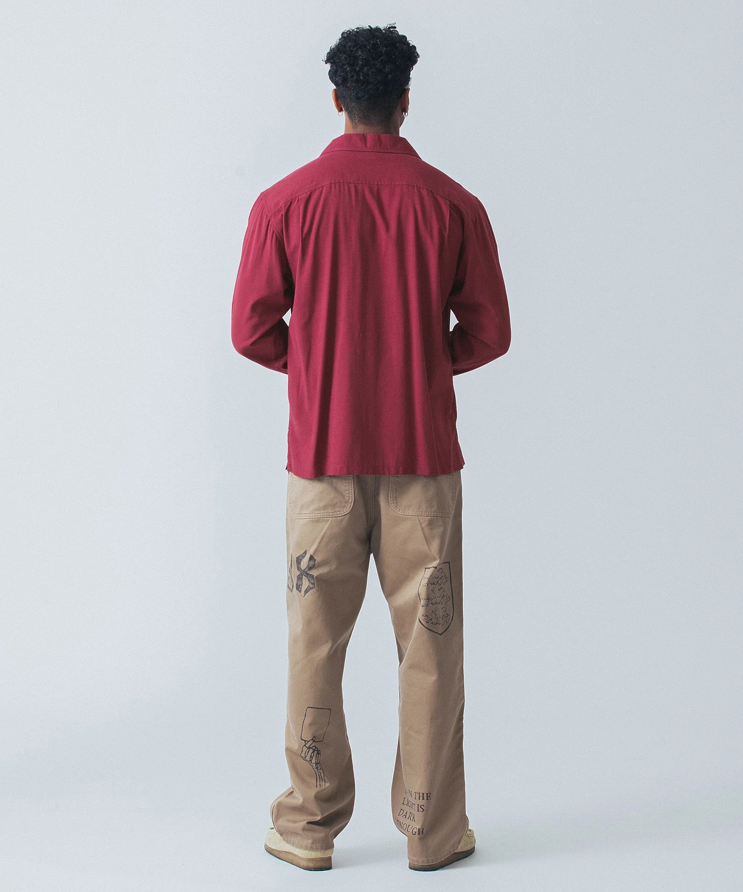 L/S ITALIAN COLLAR SHIRT JACKET - Image 8