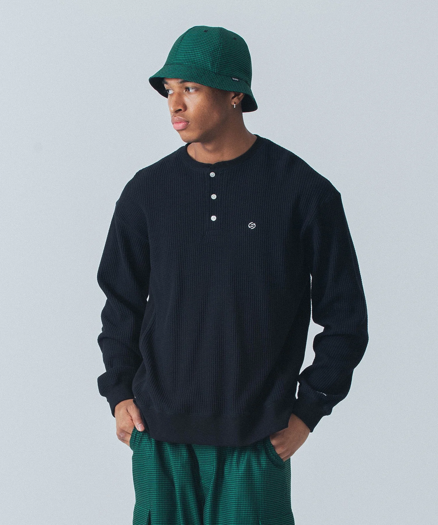 L/S THERMAL HENLEY NECK SHIRT - Image 5