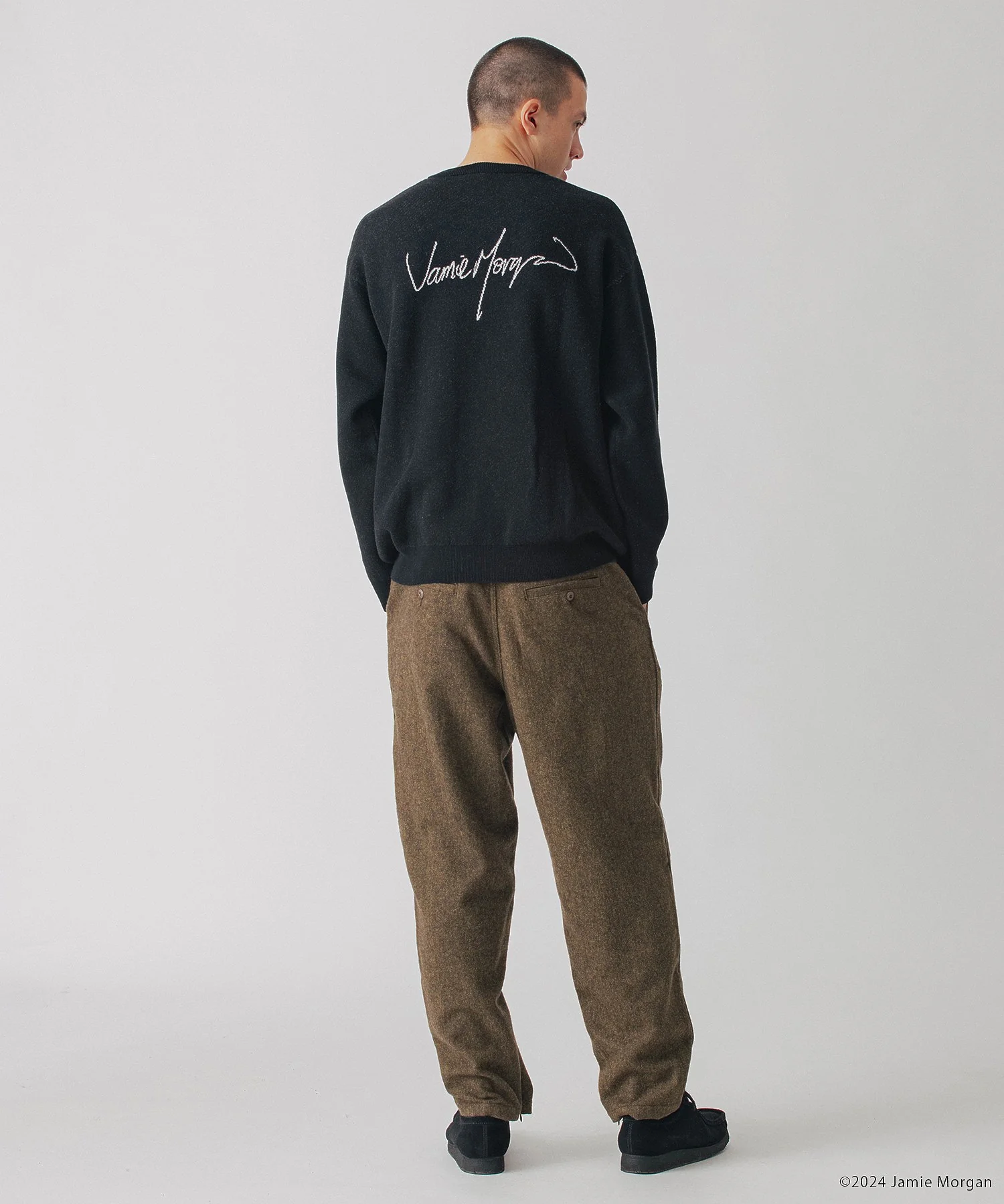 SILAS×JAMIE MORGAN DOUBLE JACQUARD SWEATER - Image 9