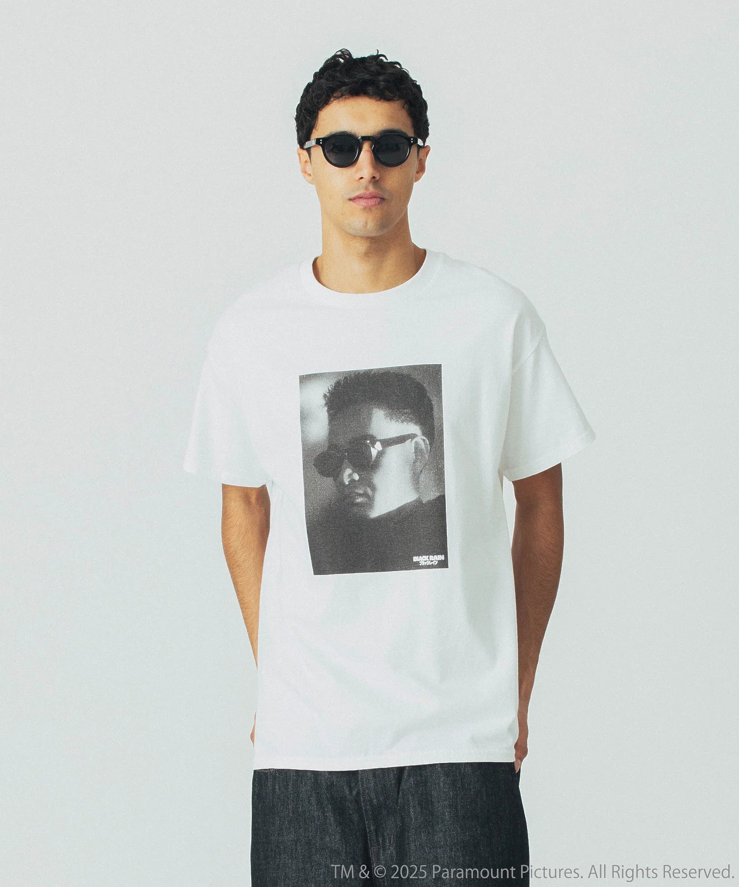 【SILAS】【BLACK RAIN】MONOCHROME PHOTOGRAPH YUSAKU S/S TEE - Image 5