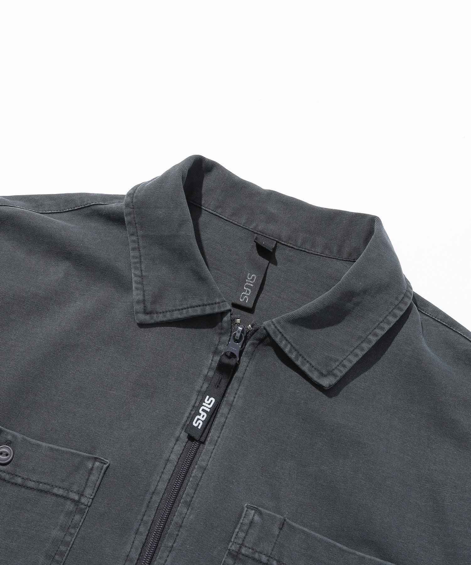 PIGMENT DYED S/S FULL ZIP SHIRT - Image 13