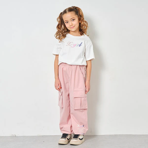 ラメ発泡プリントロゴ半袖Tシャツ - Image 16