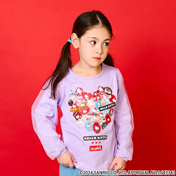 【ハローキティ】チュール長袖Tシャツ - Image 11