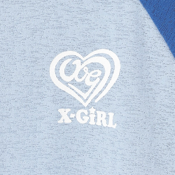 ハートロゴラグランシアー長袖Tシャツ - Image 6