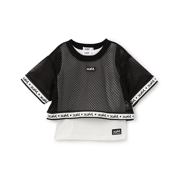 メッシュ半袖Tシャツ&タンクトップセット - Image 3