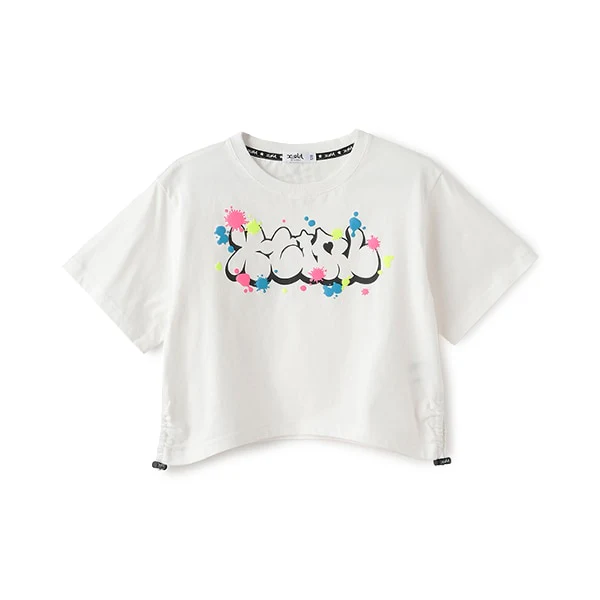 グラフィティロゴペイント半袖Tシャツ