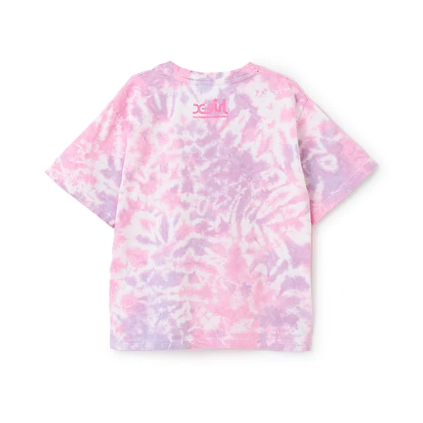 ロゴプリント手染めタイダイ半袖Tシャツ - Image 3