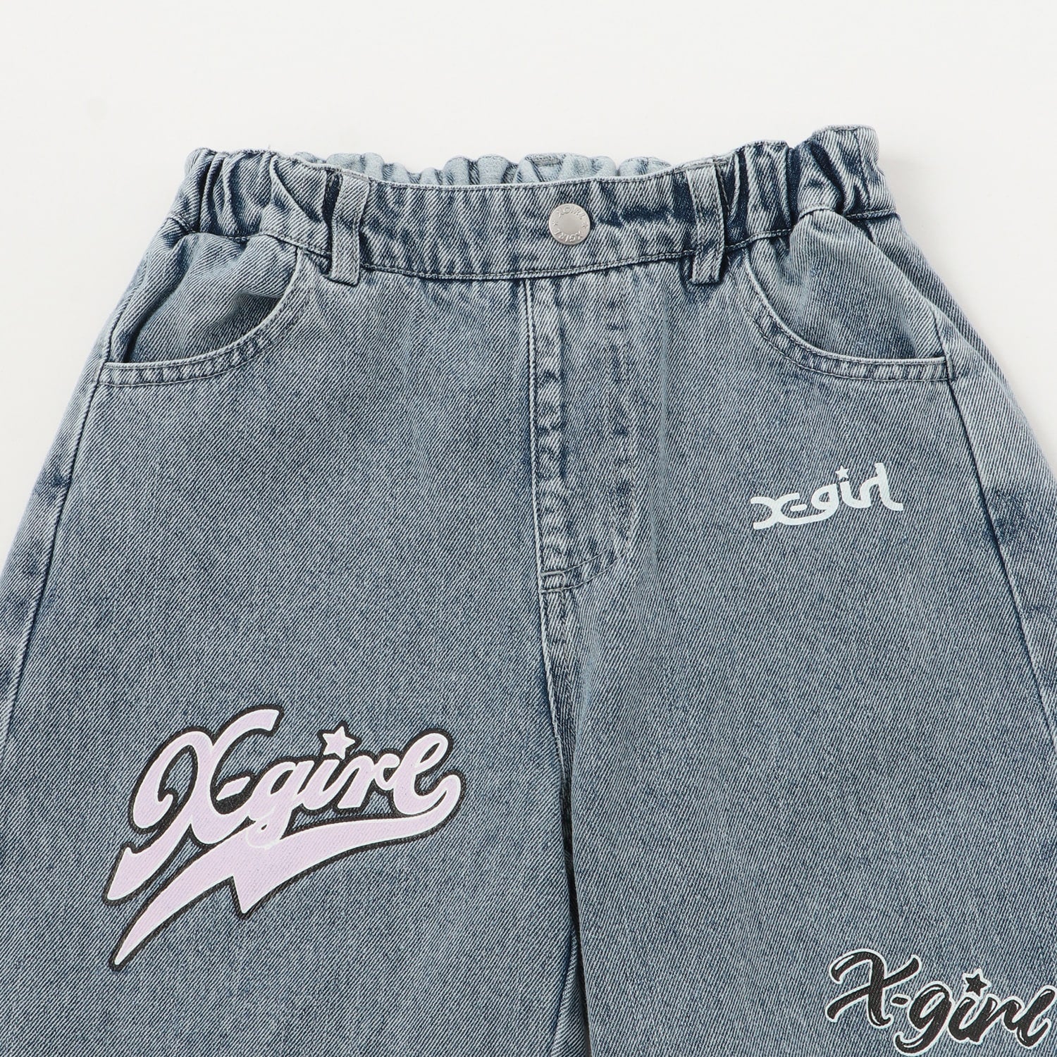 MIXロゴデニムカーブパンツ - Image 4