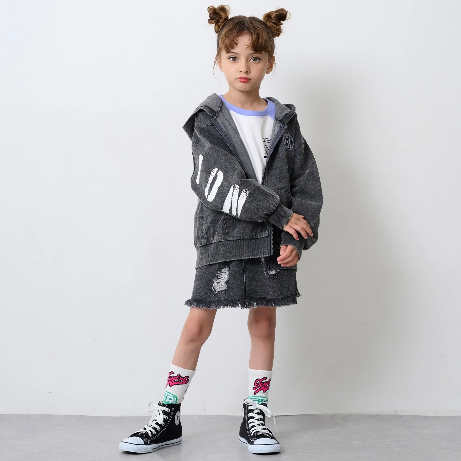 クラッシュ加工カットオフスカート - Image 14