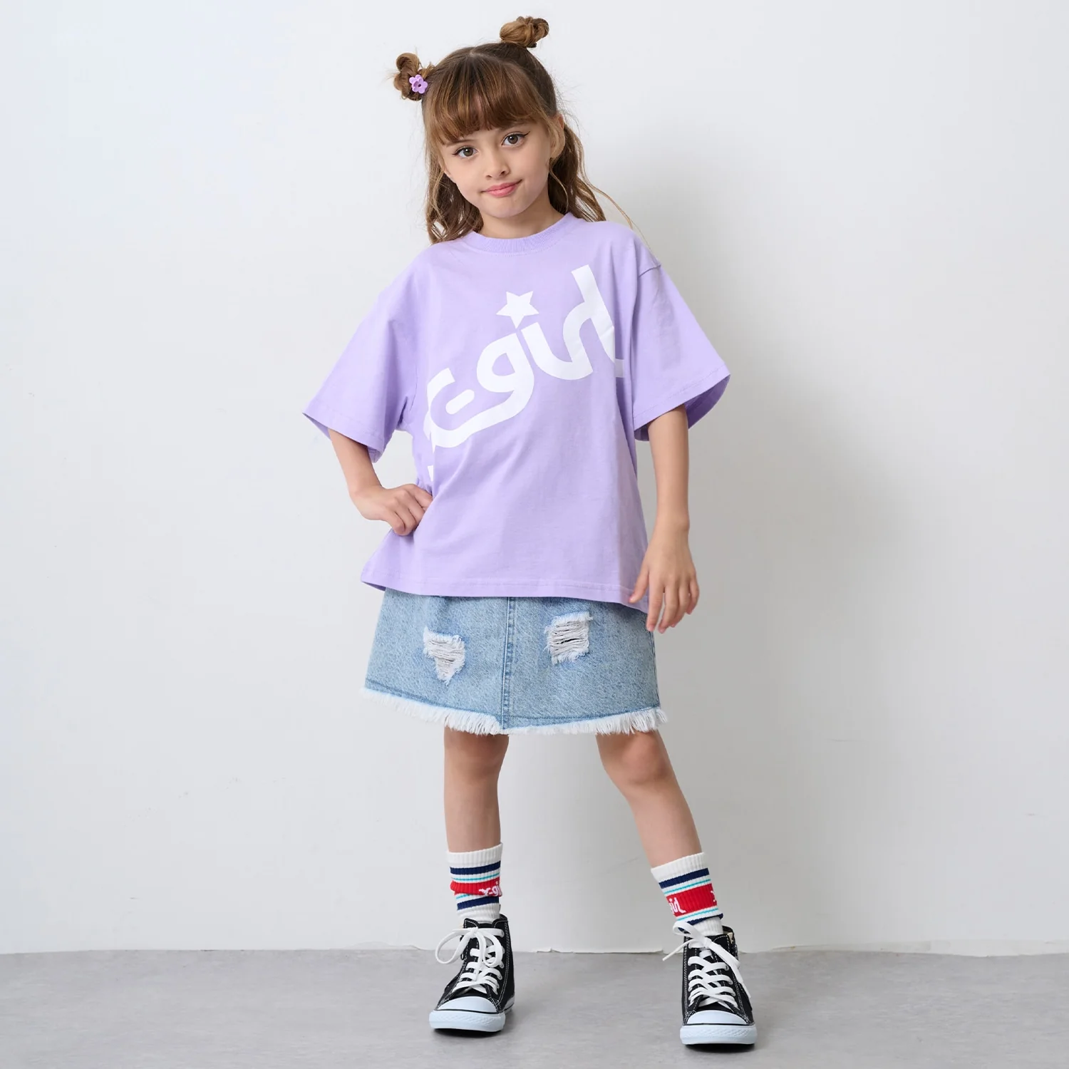 クラッシュ加工カットオフスカート - Image 3