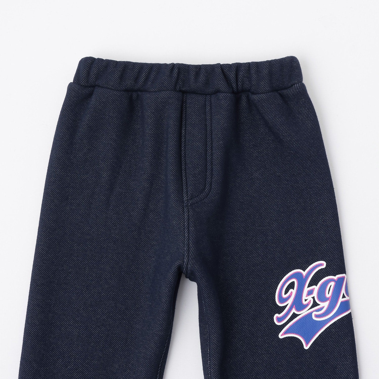 ロゴ裏起毛パーカー+裏起毛カットデニムパンツセット - Image 10