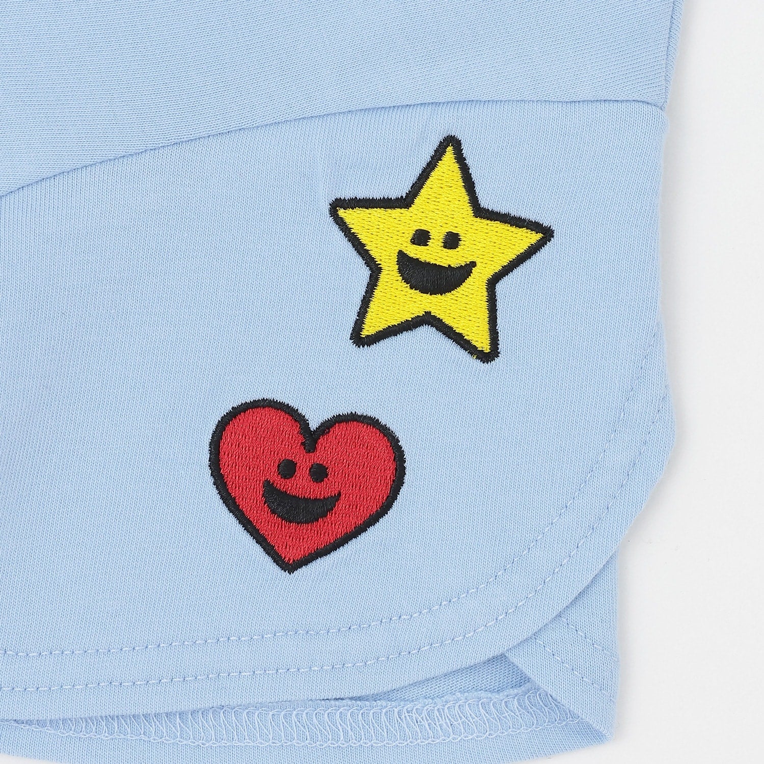 キャラクターワッペン 袖スリット半袖Tシャツ - Image 9