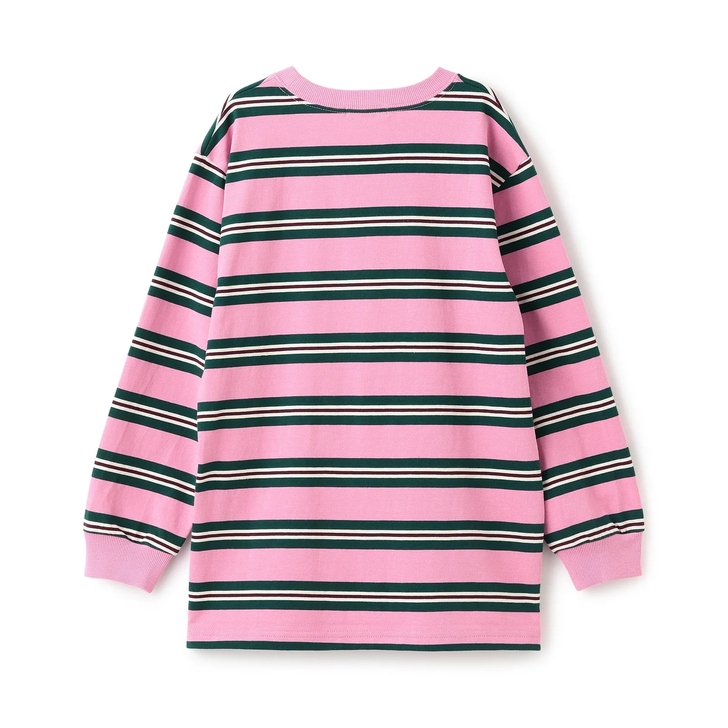 マルチボーダー長袖Tシャツ - Image 3