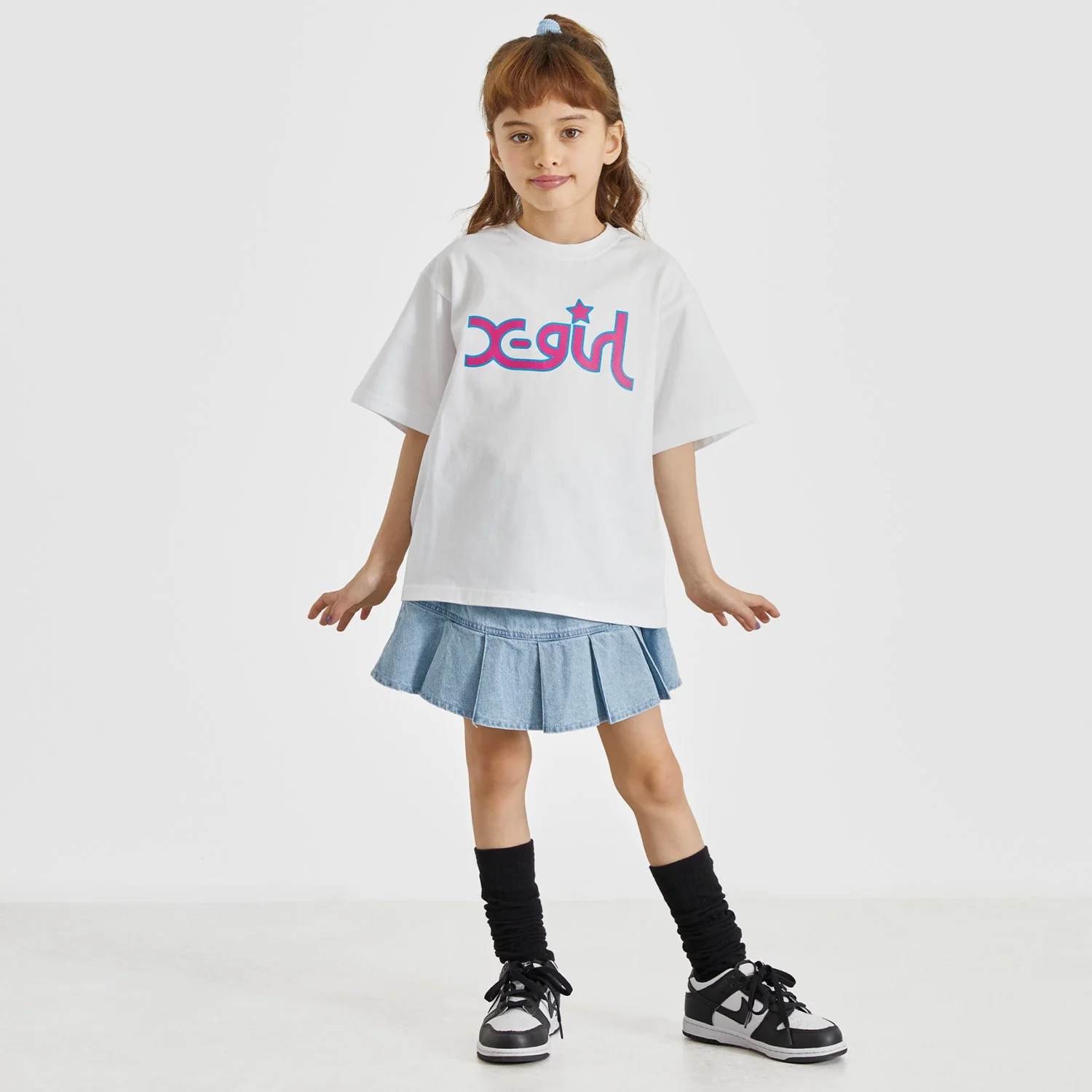 バックロゴ 切替プリーツスカート - Image 16