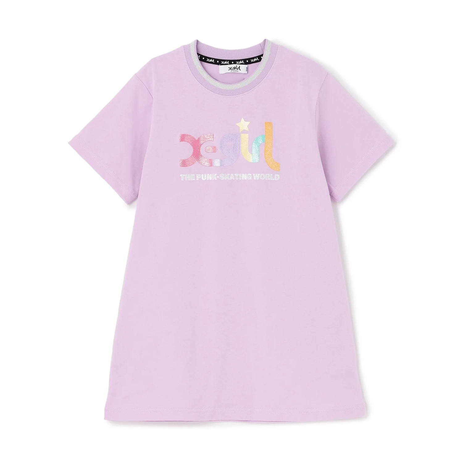 ラメ発泡ロゴTワンピース - Image 2