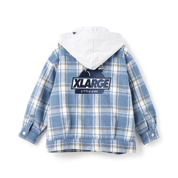 裏ボアチェックブルゾン - Image 4