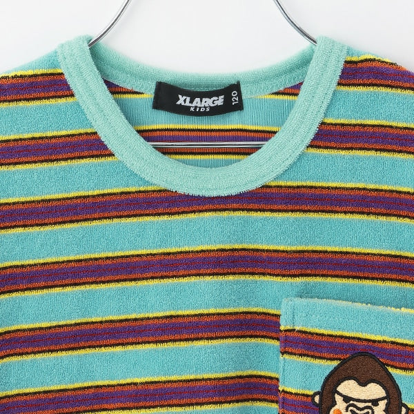 パイルボーダー半袖Tシャツ - Image 4