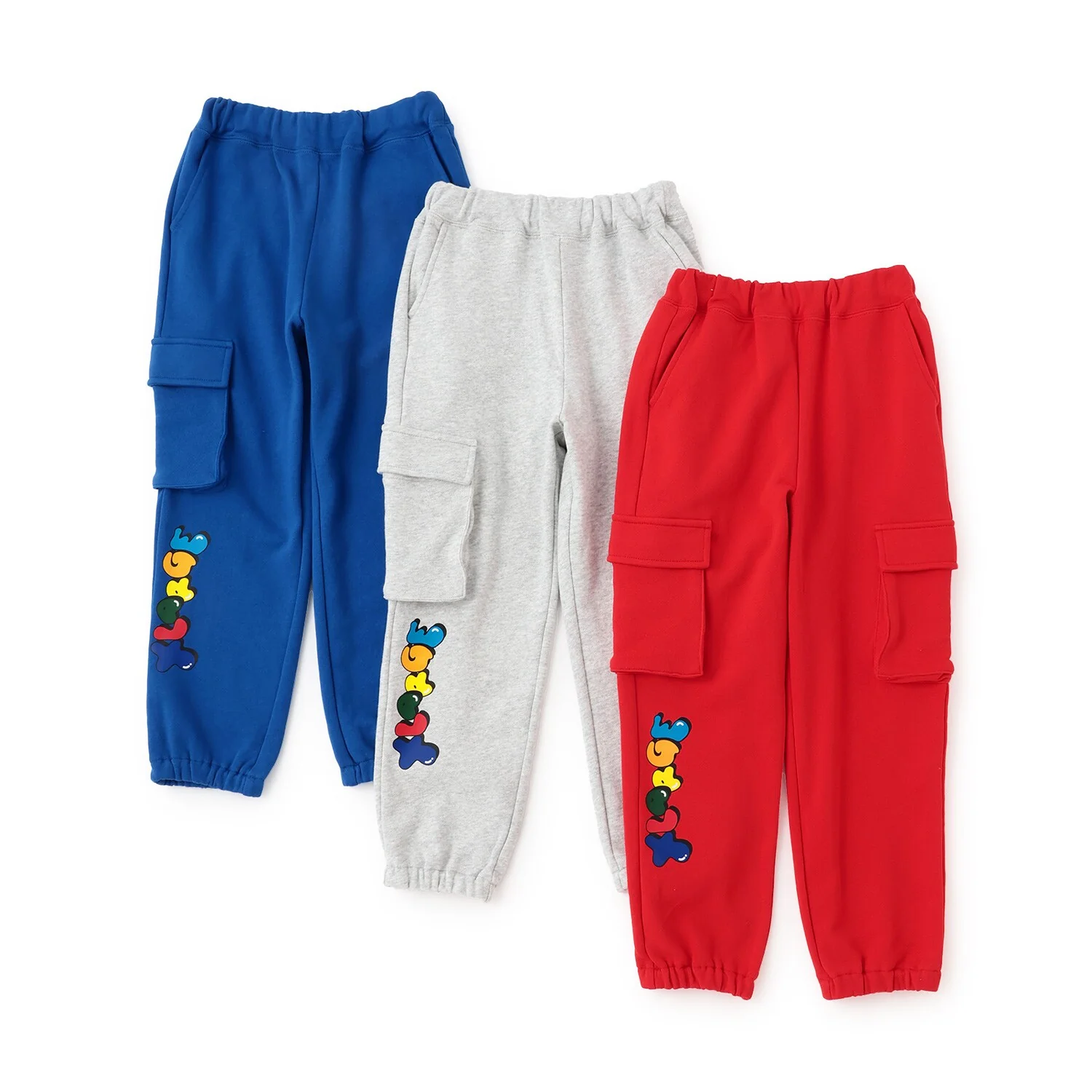 ファニーゴリラ&カラフルロゴカーゴスウェットパンツ - Image 13