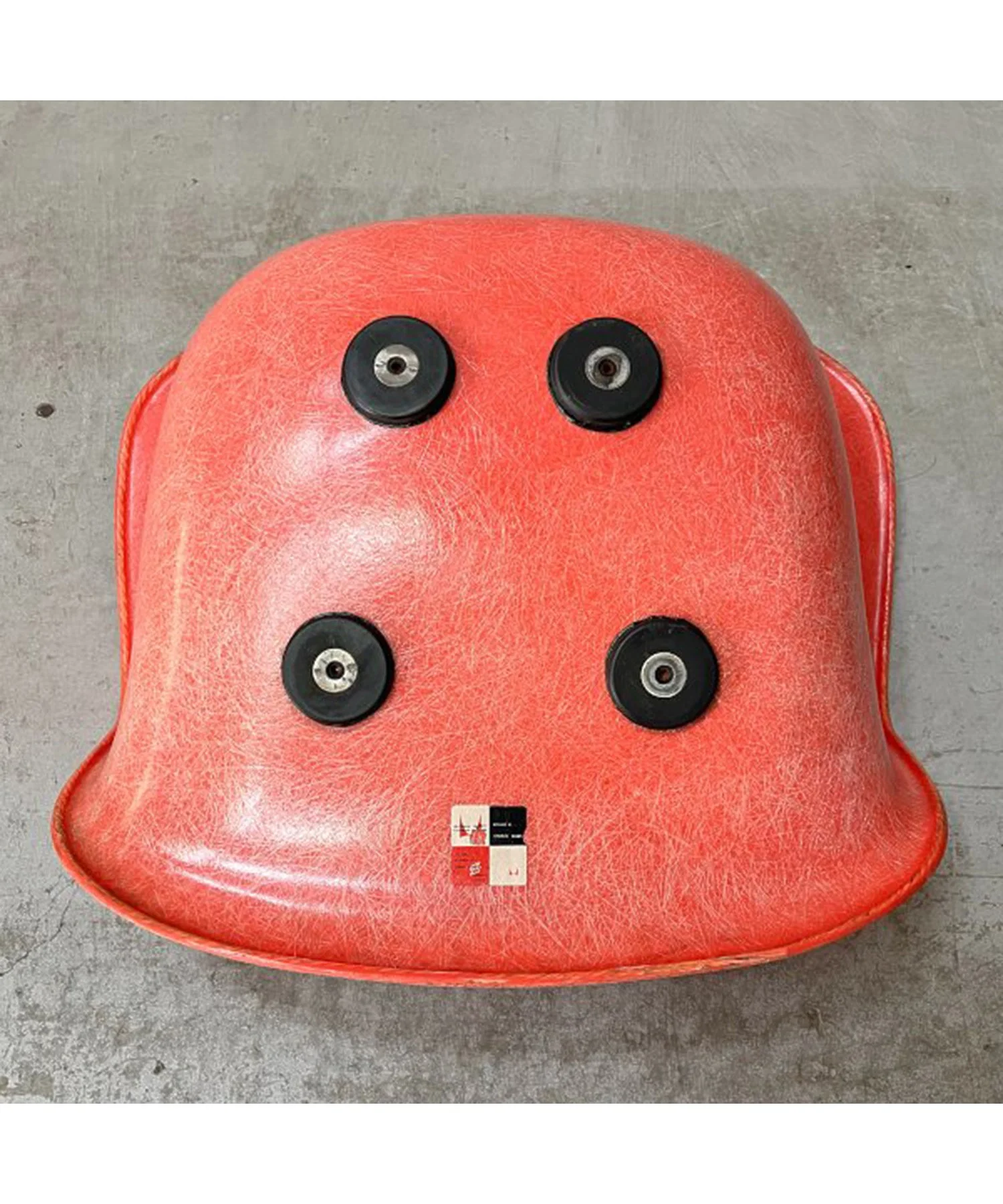 HermanMiller Arm Shell 1st Model / Red Orange - Image 10