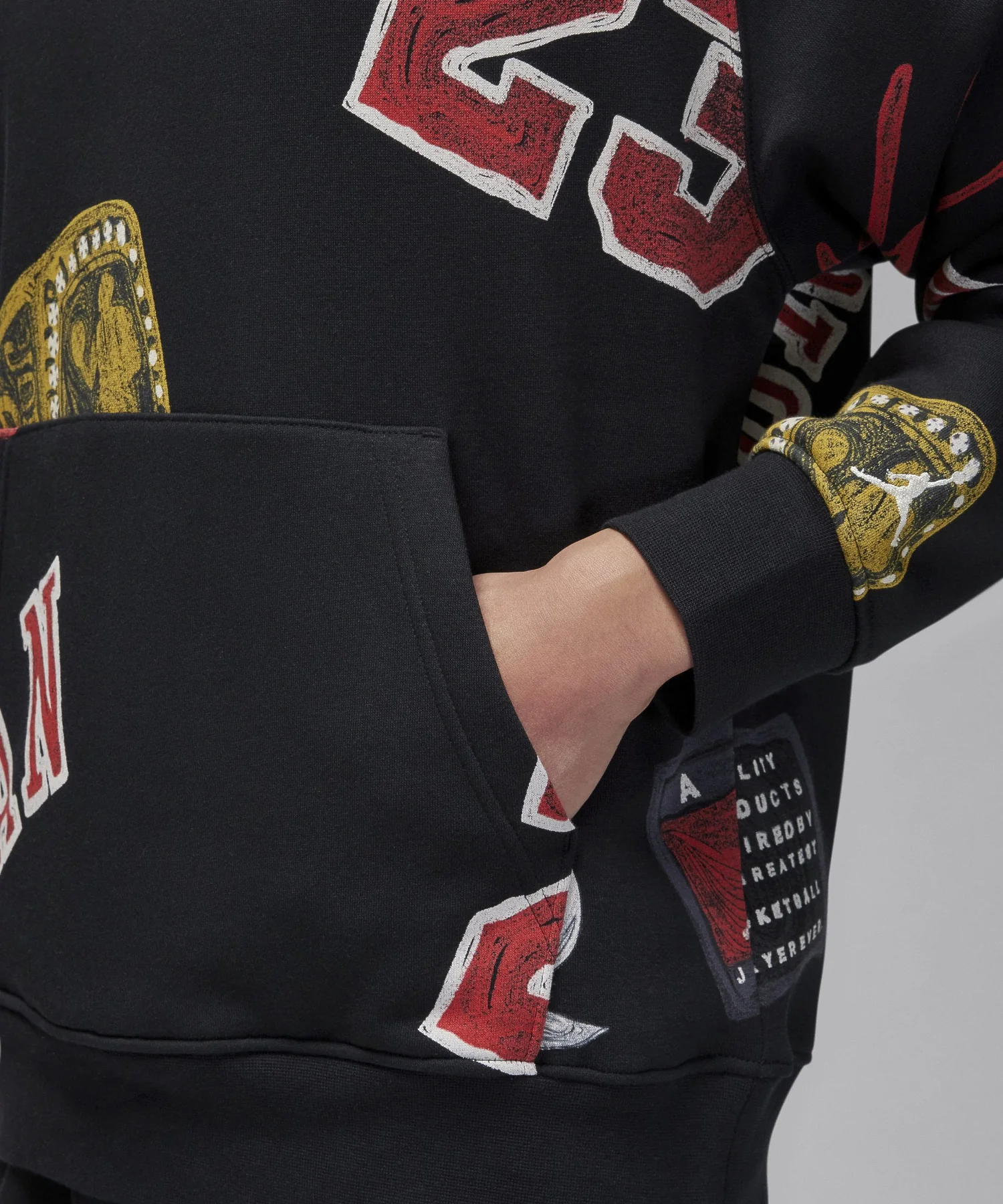 JORDAN BRAND/ジョーダンブランド/ESS FLEECE PULLOVER L/S HOODIE AOP/FN4546 - Image 6
