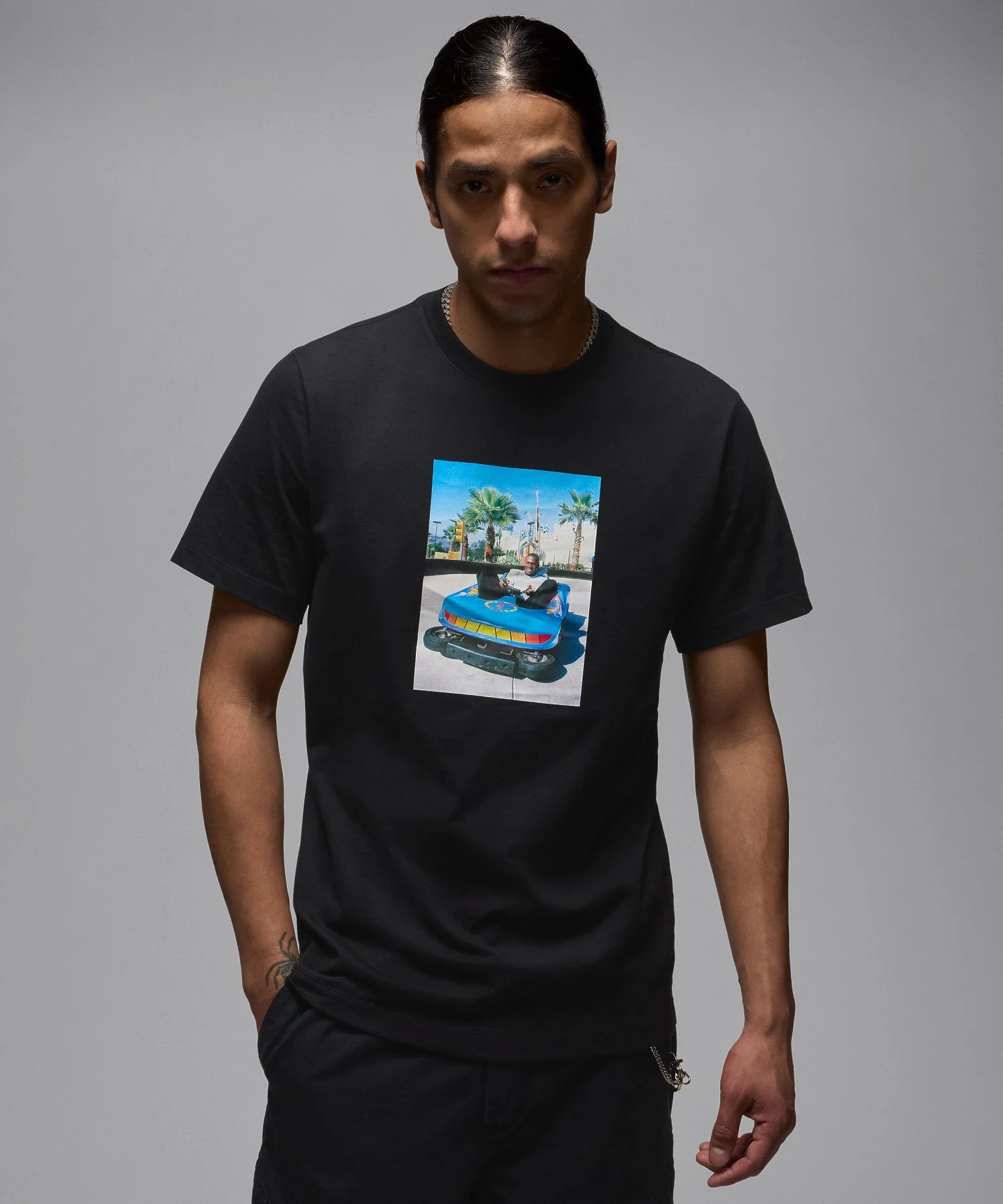 JORDAN BRAND/ジョーダン/M J BRAND PHOTO SS CREW HJ2401 - Image 2