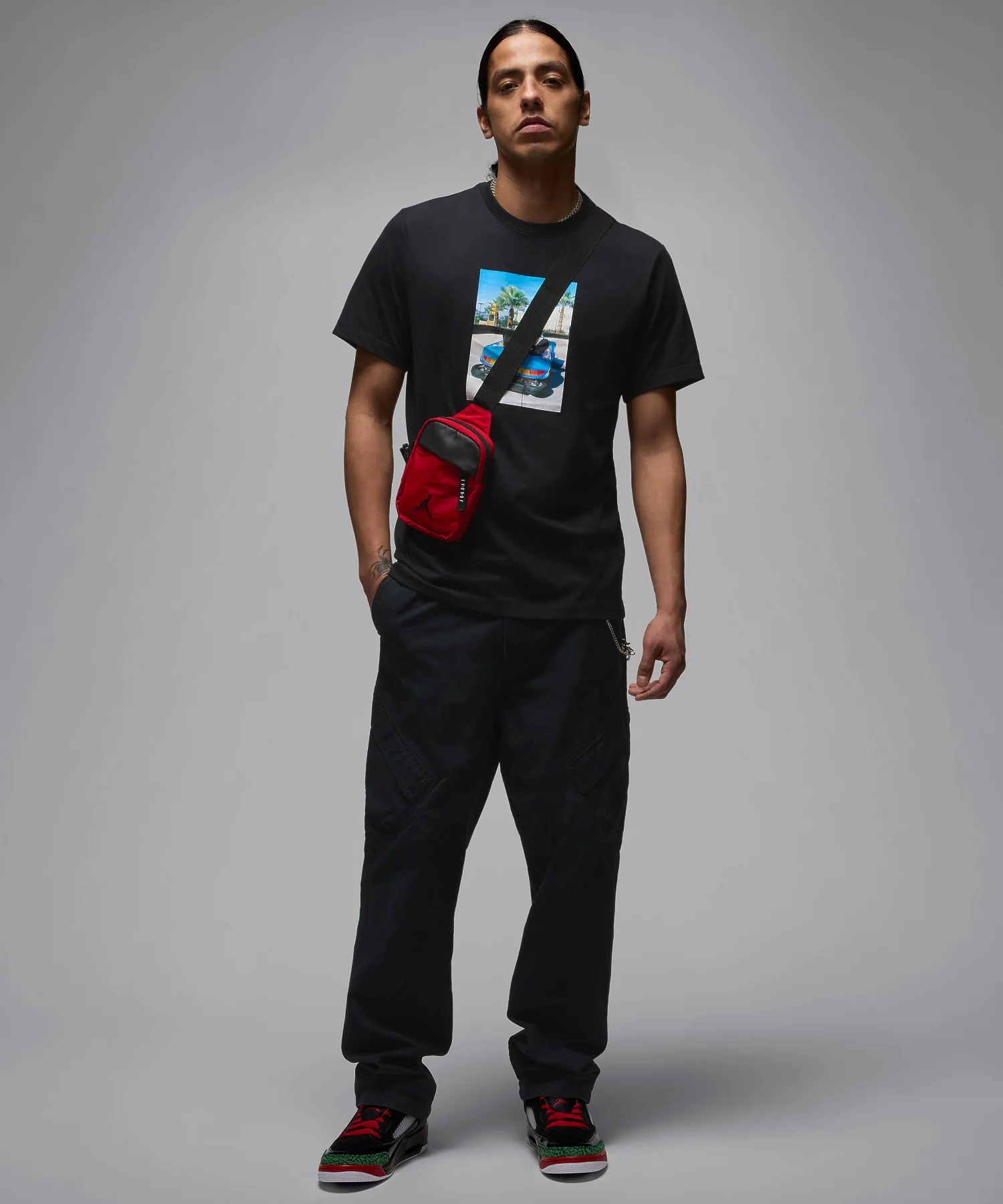 JORDAN BRAND/ジョーダン/M J BRAND PHOTO SS CREW HJ2401 - Image 4