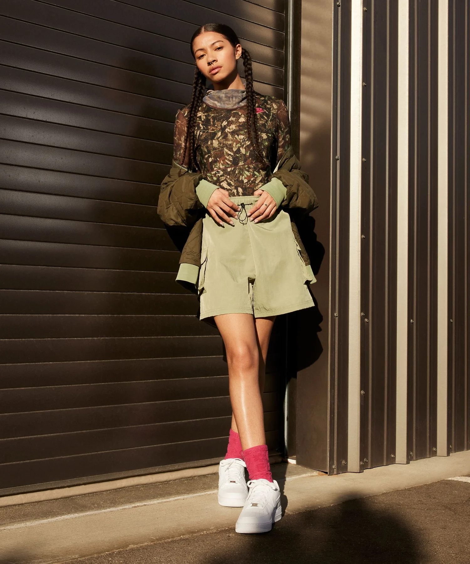 NIKE/ナイキ/WMNS AIR FORCE 1 07 DD8959-100 - Image 8