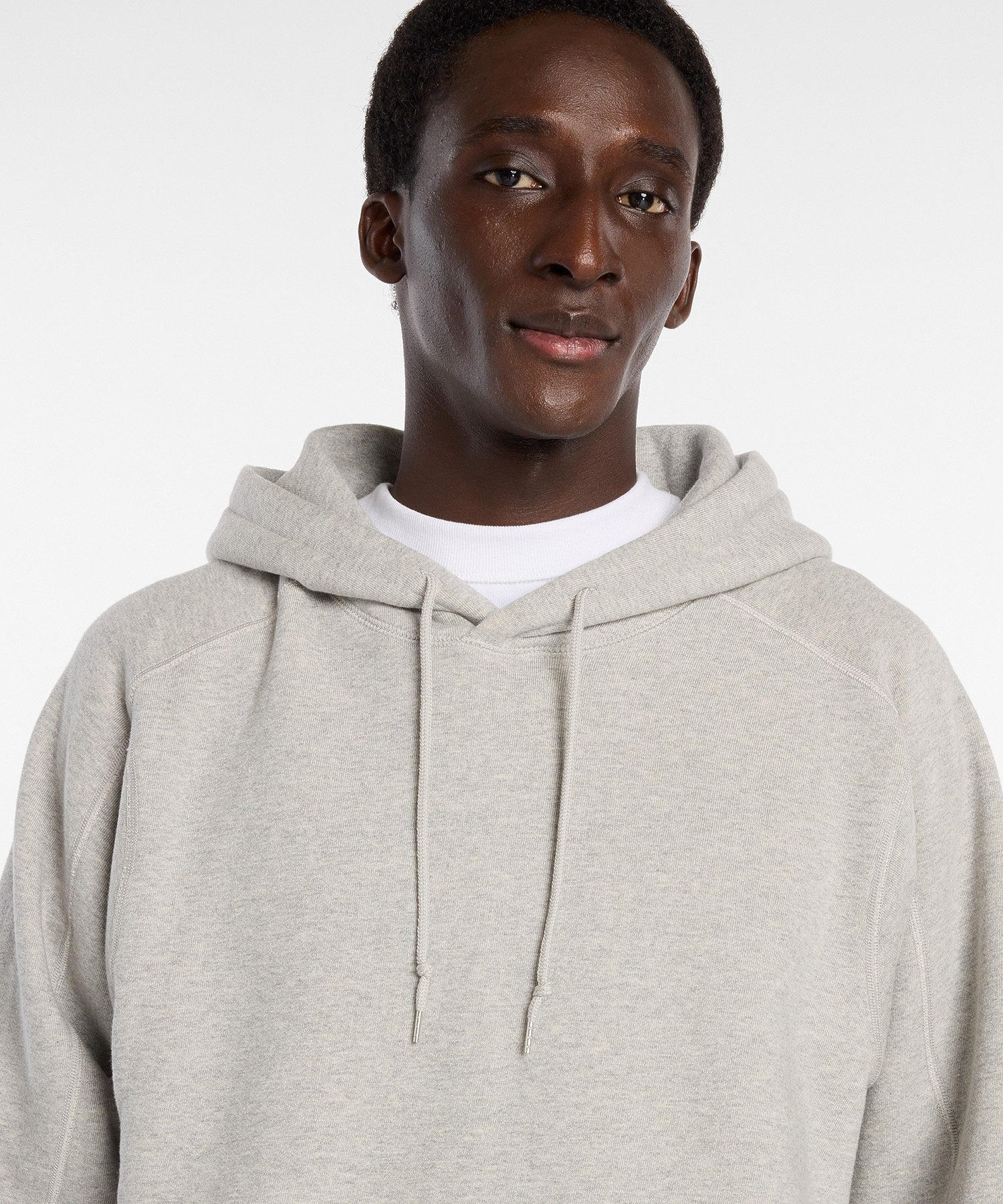 NEW BALANCE/ニューバランス/NB Grey Regular Fit Hoodie MT61F3LL - Image 6