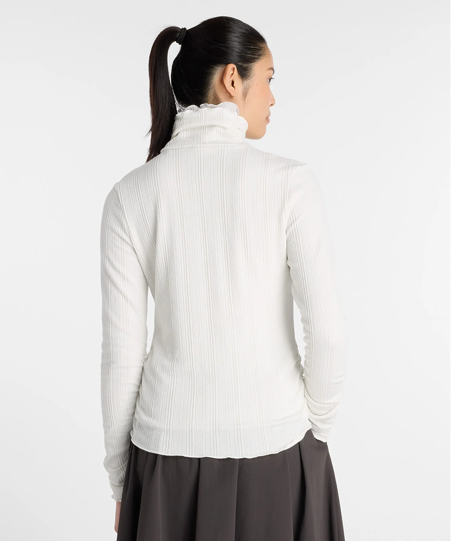 NEW BALANCE/ニューバランス/W NB Grey COLOR BLOCK L/S TOP WT61O1JA - Image 11